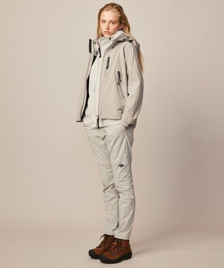 JOSEPH ABBOUD MOUNTAIN 【ストレッチ/撥水/防水素材/イタリア素材/ライナードッキング対応】マウンテンシェル パーカー ライトグレー系