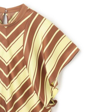 BEIGE， 【洗える】GUILLABERT / ブラウス Lime×Camel