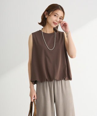 Green Parks ・Ｐｅｔｉｔ　Ｆｌｅｕｒ　バルーンノースリーブプルオ Brown