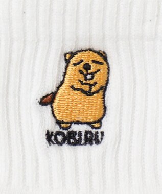 WEGO モチーフロゴ刺繍アンクルパイルソックス 柄1