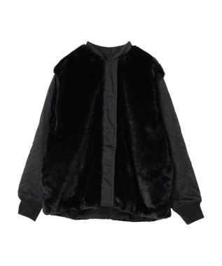 CRAFT STANDARD BOUTIQUE リバーシブルファーブルゾン Black