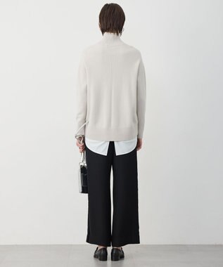 ICB ベルベットライン トラックワイドパンツ ブラック