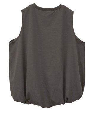 Green Parks ・Ｐｅｔｉｔ　Ｆｌｅｕｒ　バルーンノースリーブプルオ Charcoal Gray