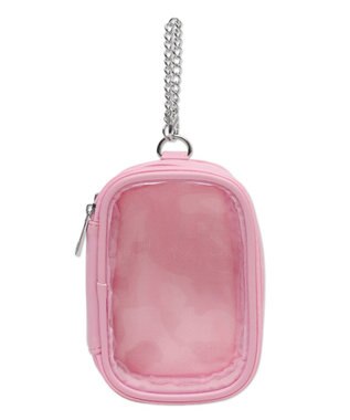 WEGO 【痛バ＆推し活グッズ】ダブルフェイスマルチぬいポーチ ライトピンク