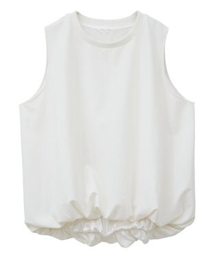 Green Parks ・Ｐｅｔｉｔ　Ｆｌｅｕｒ　バルーンノースリーブプルオ Off White