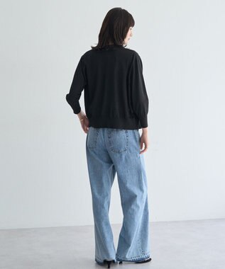 YECCA VECCA 【マシンウォッシャブル】カーディガン Black