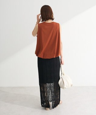 Green Parks ・Ｐｅｔｉｔ　Ｆｌｅｕｒ　バルーンノースリーブプルオ Terracotta