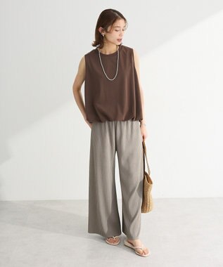 Green Parks ・Ｐｅｔｉｔ　Ｆｌｅｕｒ　バルーンノースリーブプルオ Brown