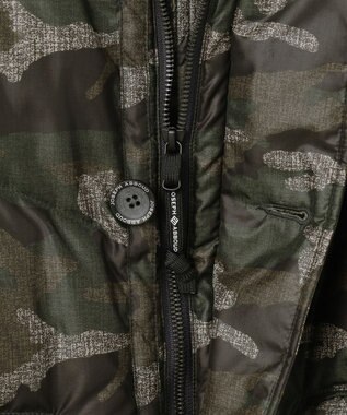 JOSEPH ABBOUD MOUNTAIN 【ECOファー/撥水/9ポケット】カモフラージュ ダウン コート カーキ系6