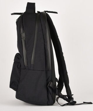 LA BAGAGERIE 【veganview】crinkle nylon backpack Lsize ブラック