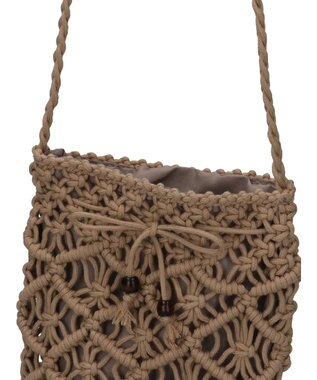 Green Parks ・マクラメキンチャクショルダーバッグ Mocha