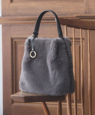  ファーバケット バッグ