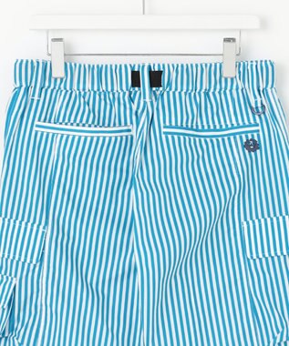PW CIRCULUS 【高通気 / 軽撥水 / 軽量のDotAir 使用】【MEN】ストライプ柄ショーツ サックスブルー系2
