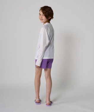 OP／FILA 【Ocean Pacific】トップス＋ショーツ　2点セット水着 パープル