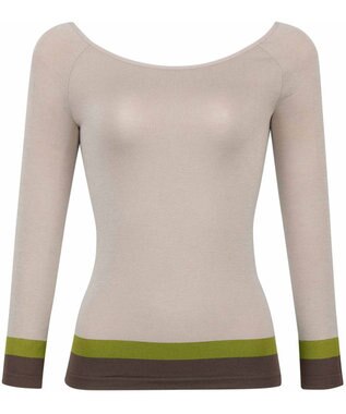 WACOAL あったかインナー よく伸びる生地 袖丈調節可能(7分袖~9分袖) 保温性(身生地) 9分袖 長袖 【360°ラクストレッチ】 レディース CLD371 /ワコール ベージュ