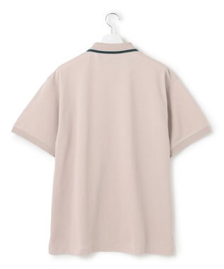 J.PRESS YORK STREET 【UNISEX】ブルドックワンポイント ポロシャツ ライトグレー系