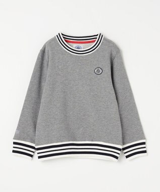 J.PRESS KIDS 【110-130cm】BICOLOR LINE COMBI トレーナー グレー系