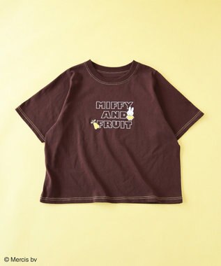 Green Parks ｍｉｆｆｙ／フロントロゴ刺しゅうＴシャツ Brown