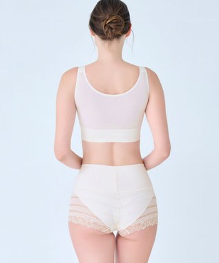 BRADELIS New York 【BRADELIS Me】 オールインワンスタイルショーツ ブラデリス 綿混ショーツ エクリュ