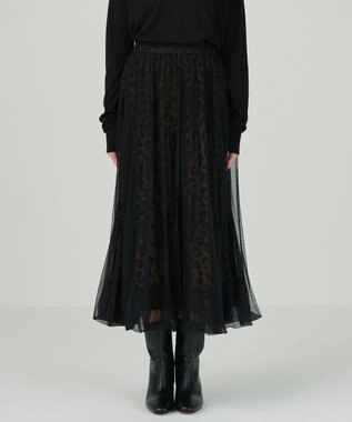 GRACE CONTINENTAL チュールバルーンスカート ブラック