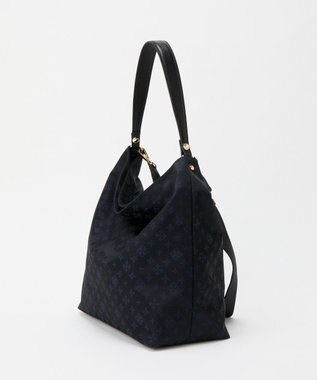 russet ナイロンジャガード2WAYショルダーバッグ(CE-1622) Black/Navy