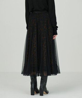 GRACE CONTINENTAL チュールバルーンスカート ブラック