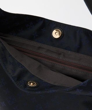 russet ナイロンジャガード2WAYショルダーバッグ(CE-1622) Black/Navy