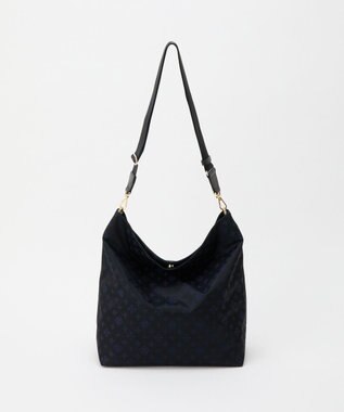russet ナイロンジャガード2WAYショルダーバッグ(CE-1622) Black/Navy