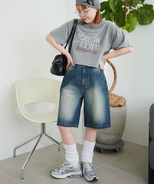 WEGO ヴィンテージウォッシュグラフィックショートT 柄3