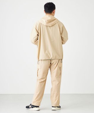 SHARE PARK MENS 【撥水・UVカット・ストレッチ・軽量 】パッカブルマウンテンパーカー（Lサイズ） ベージュ系