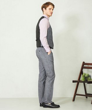 JOSEPH ABBOUD 【イージーケア・多機能】人気 ライトウェーブ ベスト グレー系