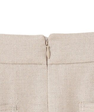 BEIGE， BURDOCK / Iラインスカート Flax