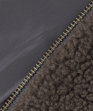 J.PRESS KIDS 【100-130cm】スタンドカラー ボア ブルゾン ブラウン系