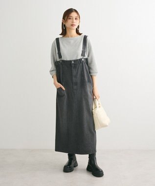 Green Parks ・ＳＵＧＡＲ　ＳＰＯＯＮ　２ｗａｙデニムジャンスカ Black