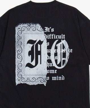 WEGO 【ユニセックス着用ITEM】アンサンブルグラフィックT（SS） ブラック中濃色