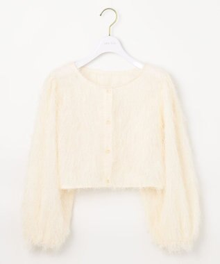 ANY SIS 【洗える】カットジャカード 羽織 アイボリー