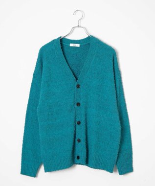 WEGO ツイストブークレカーディガン ブルー