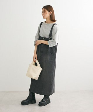 Green Parks ・ＳＵＧＡＲ　ＳＰＯＯＮ　２ｗａｙデニムジャンスカ Black