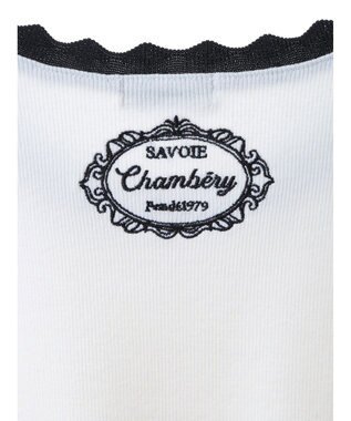 earth music&ecology バイカラースカラッププルオーバー Ivory