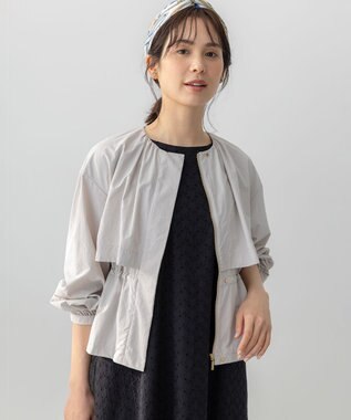 組曲 L エアリーブルゾン グレージュ系