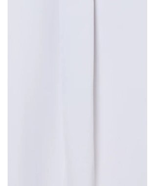 Te chichi フロントフリルバイカラーブラウス グレー