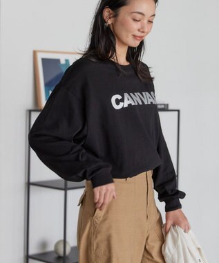 AMERICAN HOLIC ＣＡＮＶＡＳロゴカットプルオーバー Black