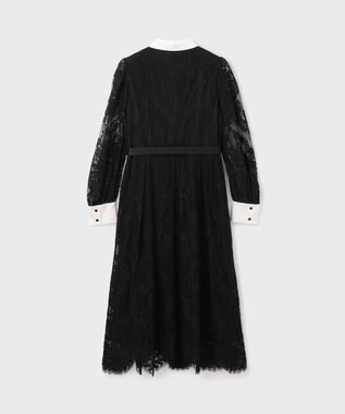 GRACE CONTINENTAL コードレースシャツドレス ブラック
