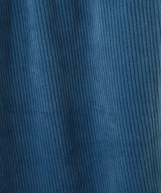 Green Parks ぽかぽか裏起毛ベロアイージーパンツ Blue