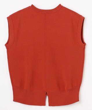 ANY フレンチスリーブニット オレンジ