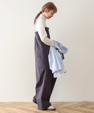 AMERICAN HOLIC カーゴポケットキャミサロペット Charcoal Gray