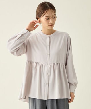 ANY エニィファンクションペプラムブラウス エクリュ