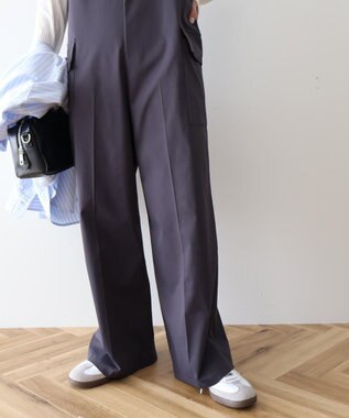 AMERICAN HOLIC カーゴポケットキャミサロペット Charcoal Gray