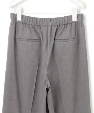 ICB 【洗える】 TWブロード ワイドストレートパンツ ライトグレー系