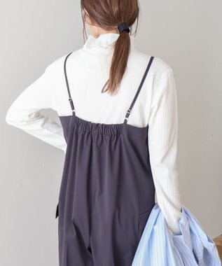 AMERICAN HOLIC カーゴポケットキャミサロペット Charcoal Gray